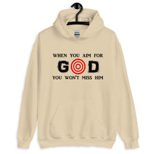 Load image into Gallery viewer, &quot;Bullseye&quot; Hoodie Black Letter