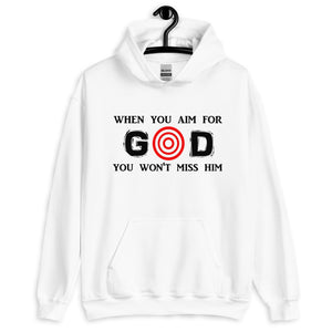 "Bullseye" Hoodie Black Letter